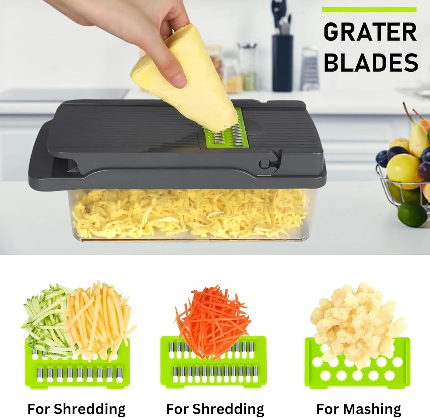 16-in-1 Multifunction Veggie Chopper