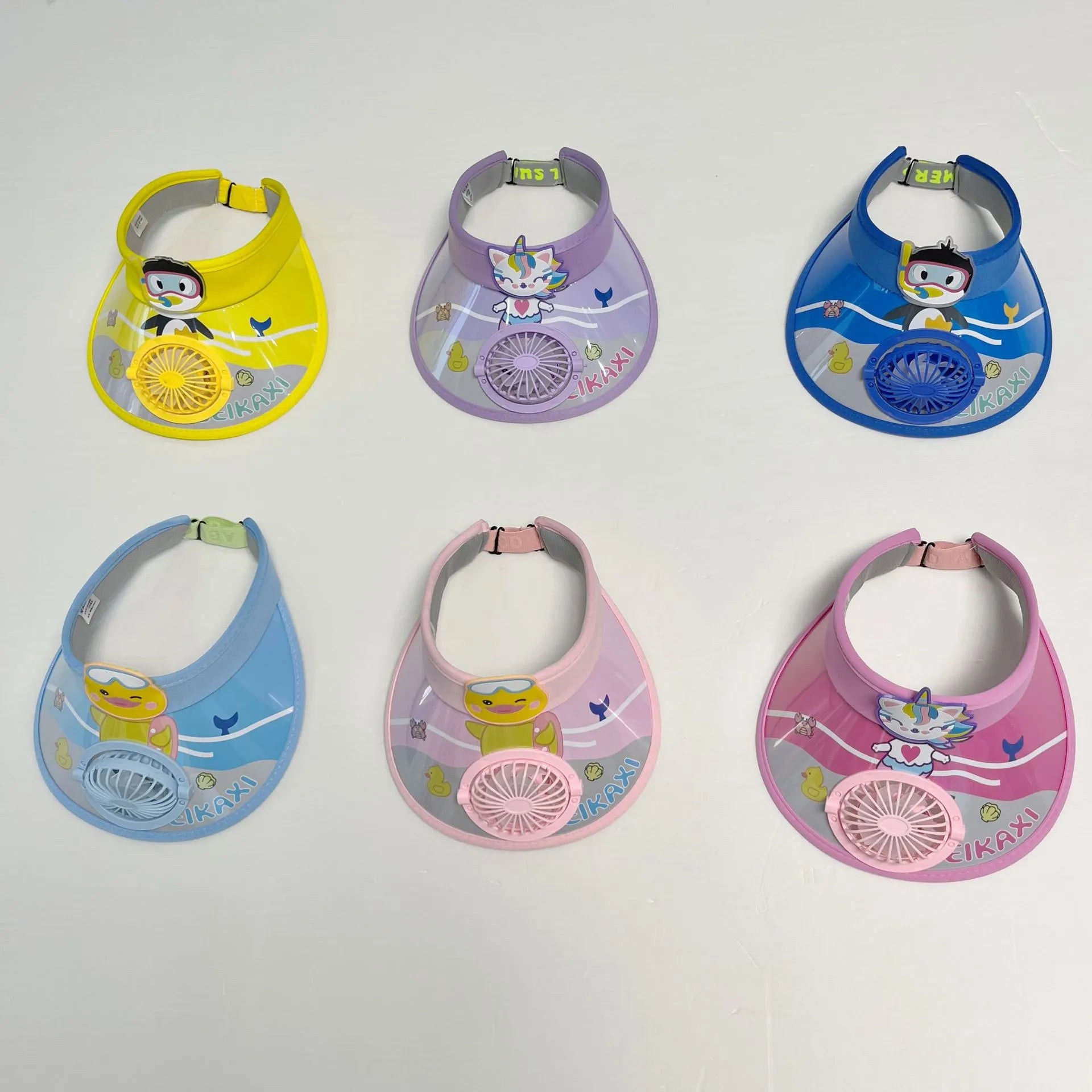 Children Summer Fan Hats Cap