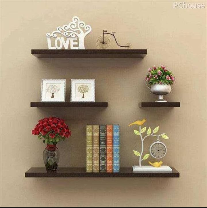 4-Piece Floating Wall Shelf Set