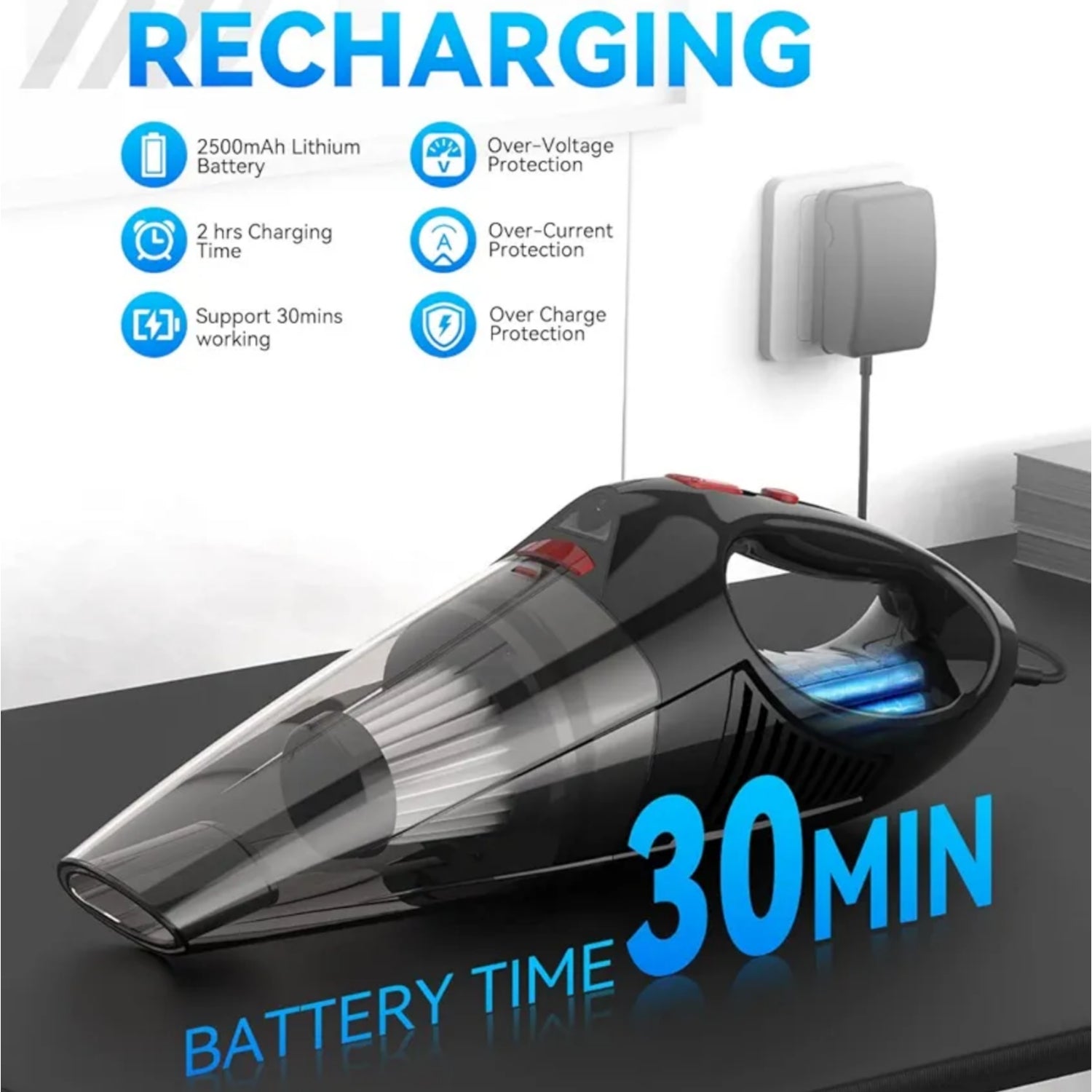 Wireless Car Vacuum Cleaner 4 in 1
