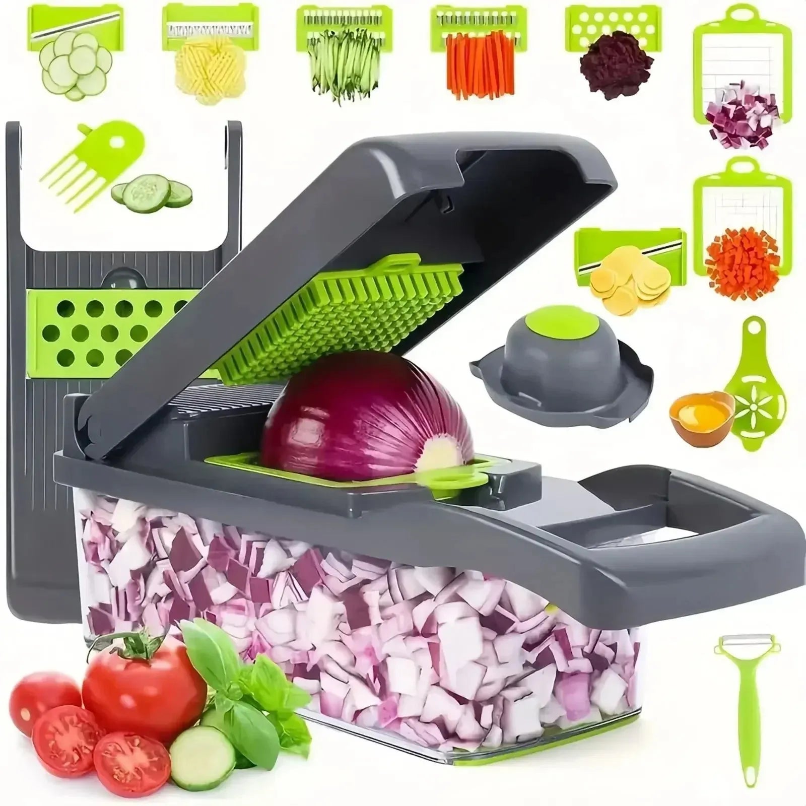 16-in-1 Multifunction Veggie Chopper